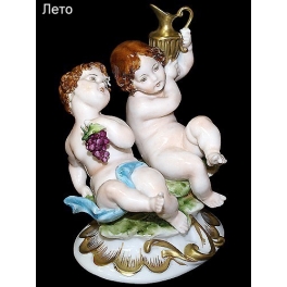 Фарфоровая фигурка «Времена года. Весна», Италия