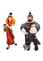 Набор елочных игрушек «Илья Муромец и Алёнушка»