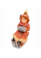 Ёлочная игрушка «Зимняя прогулка»