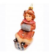 Ёлочная игрушка «Зимняя прогулка»
