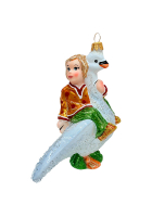 Ёлочная игрушка «Иванушка на лебеде»