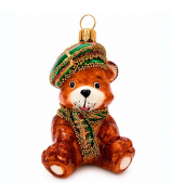 Ёлочная игрушка «Мишка-путешественник»