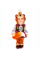 Ёлочная игрушка «Девочка-Лисичка»