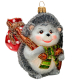 Ёлочная игрушка «Ёжик с котомкой»