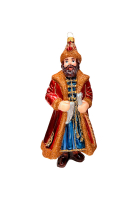 Ёлочная игрушка «Боярин в бордовом кафтане»