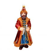 Ёлочная игрушка «Боярин в бордовом кафтане»
