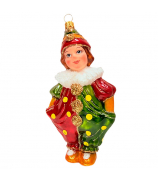 Ёлочная игрушка «Мальчик Арлекин»