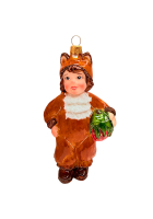 Ёлочная игрушка «Девочка в костюме белочки»