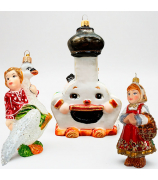 Набор ёлочных игрушек «Иванушка и Гуси-Лебеди»