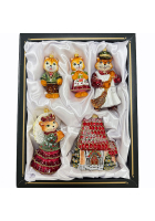 Набор ёлочных игрушек «Кошкин дом»
