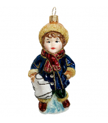 Ёлочная игрушка «Мальчик с коньками»