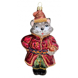 Набор из 2-х ёлочных игрушек «Котофей и Лисичка» в коробке