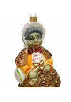 Ёлочная игрушка «Черепаха в чепце»