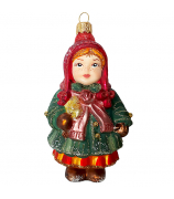 Ёлочная игрушка «Девочка с леденцом»