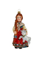 Ёлочная игрушка «Аленушка с козлёночком»