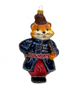 Ёлочная игрушка «Котофей в синем сюртуке»