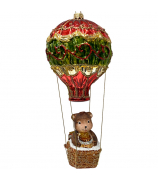 Ёлочная игрушка «Мишка на воздушном шаре»