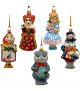 Набор ёлочных игрушек «Алиса в стране чудес»