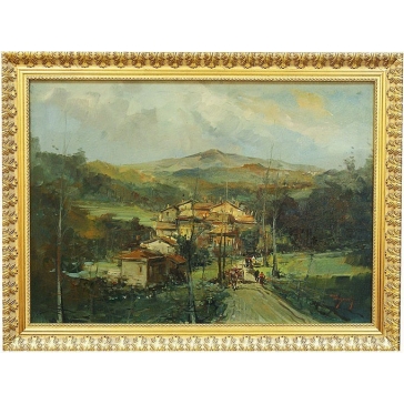 Пейзаж, авт.C.Canzanella, холст,масло