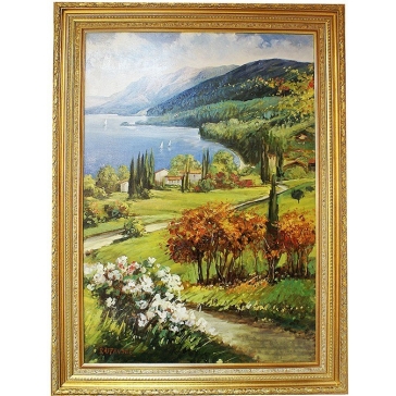 Пейзаж. Художник  Raffandre. Холст. Масло
