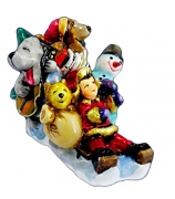 Ёлочная игрушка «Едет, едет Новый Год!»