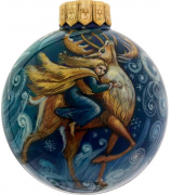 Ёлочный шар «Герда на пути к Снежной королеве»