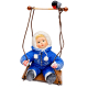 Елочная игрушка «Малыш на качелях» 